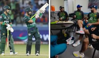 بھارت کیخلاف صاحبزادہ فرحان کی ’گن فائر‘ سیلیبریشن، پاکستان ڈومیسٹک کرکٹ میں چرچے 