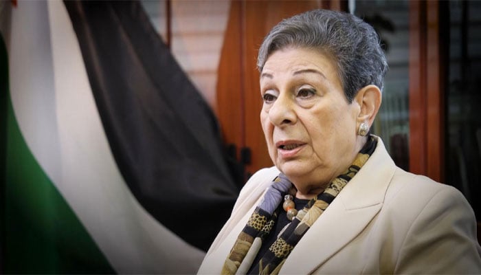 فلسطینی رہنما حنان عشراوی—تصویر بشکریہ غیر ملکی میڈیا