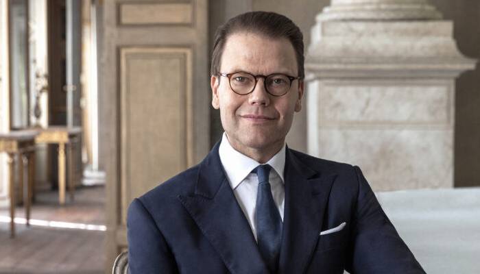 Prince Daniel pays homage to fallen police officers in emotional outing