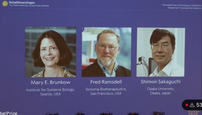 Nobel Prize 2025 for Medicine winners