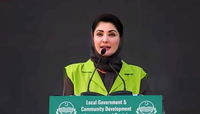 وزیراعلیٰ پنجاب مریم نواز۔فوٹو: اسکرین گریب