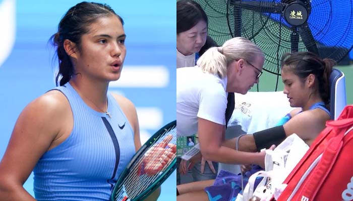 Emma Raducanu retires ill against Ann Li in Wuhan Open first round