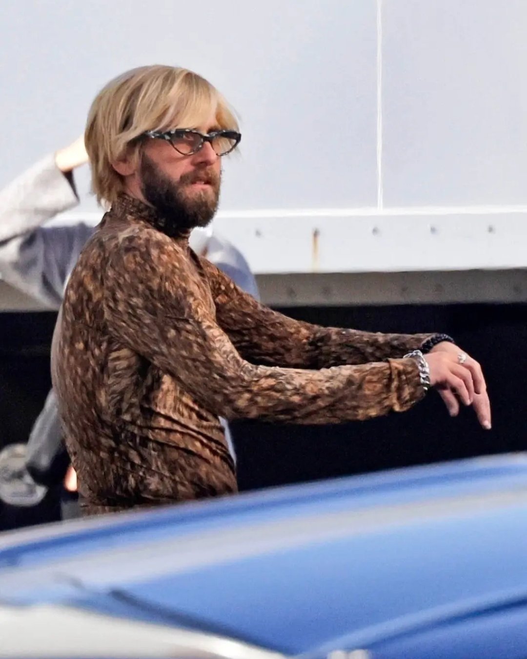 Jonah Hill on the set of Cut Off
