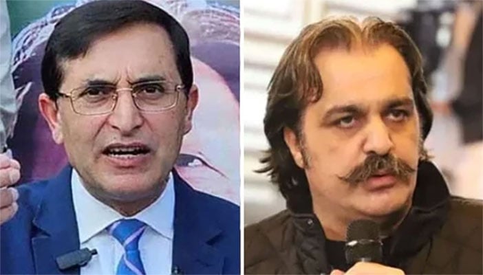 علی امین گنڈاپور اور بیرسٹر گوہر—فائل فوٹو