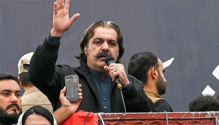 وزیر اعلیٰ خیبر پختونخوا علی امین گنڈا پور : فائل فوٹو