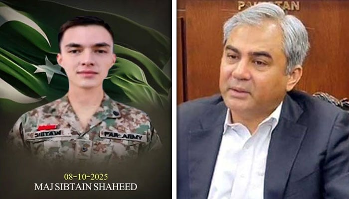 میجر سبطین نے اپنی جان دے کر بھارتی حمایت یافتہ دہشتگردوں کے مذموم عزائم کو خاک میں ملایا: محسن نقوی