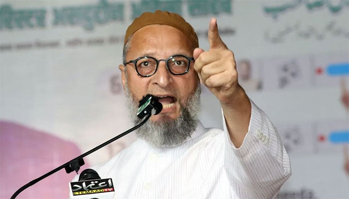 بھارتی رکن پارلیمنٹ اسد الدین اویسی۔فوٹو: فائل