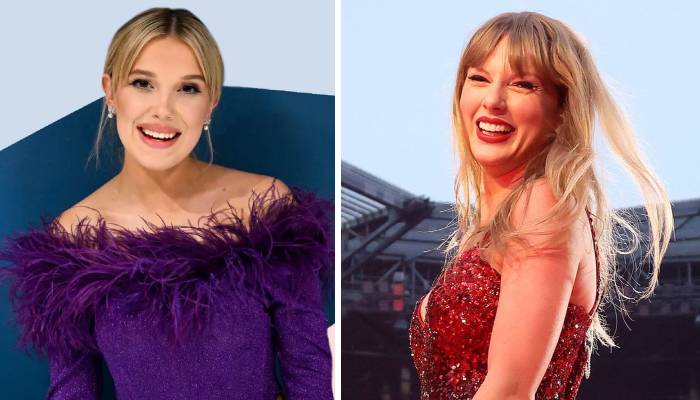 Millie Bobby Brown rocks her Swiftie era with Taylor Swift’s new album