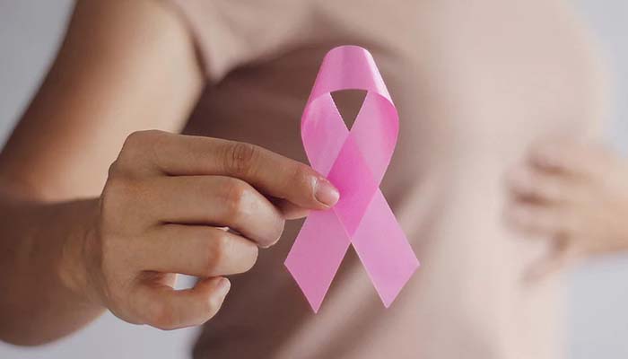 Regularly checking your breasts may help you find breast cancer early