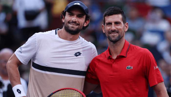 Valentin Vacherot opens up on surprise victory over Novak Djokovic in China