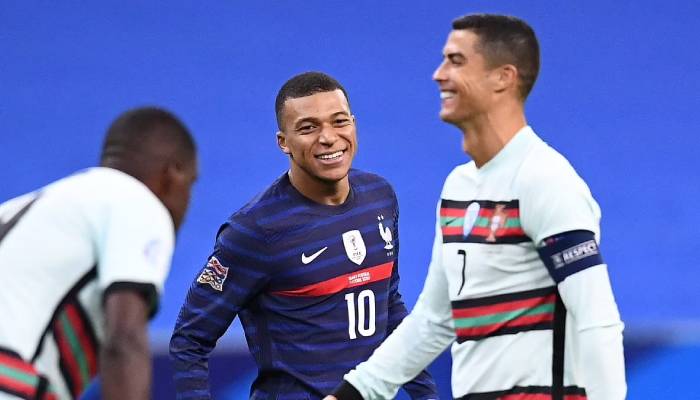 Cristiano Ronaldo hailed by Kylian Mbappe for shaping his football journey