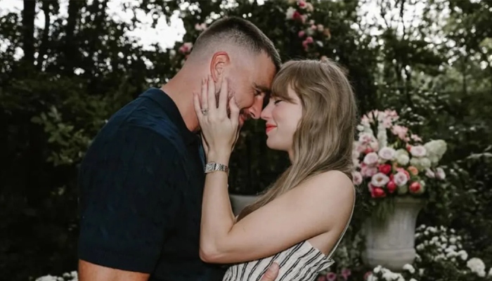 Taylor Swift and Travis Kelce