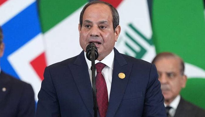 مصری صدر عبدالفتح السیسی—تصویر بشکریہ غیر ملکی میڈیا