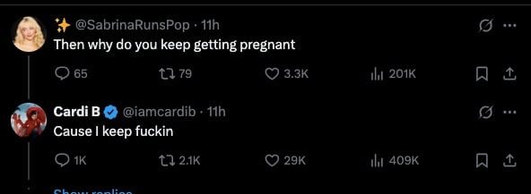 Cardi B leaves fans in stitches with unfiltered answer about her pregnancies