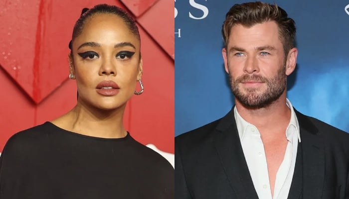Tessa Thompson reveals Chris Hemsworths playful side on Hedda set