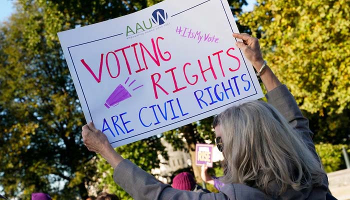 Voting rights act faces uncertain future as Supreme Court weighs key case
