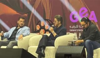 بالی ووڈ کے تینوں خانز سعودی عرب میں اکٹھے ہو گئے