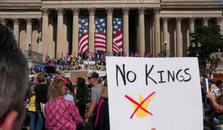 امریکا: ’نو کنگز‘ تحریک، ٹرمپ کیخلاف بڑے پیمانے پر مظاہرے