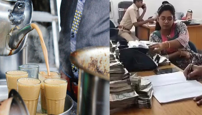بھارت: چائے والے کے گھر سے 1 کروڑ روپے نقد اور سونا چاندی برآمد