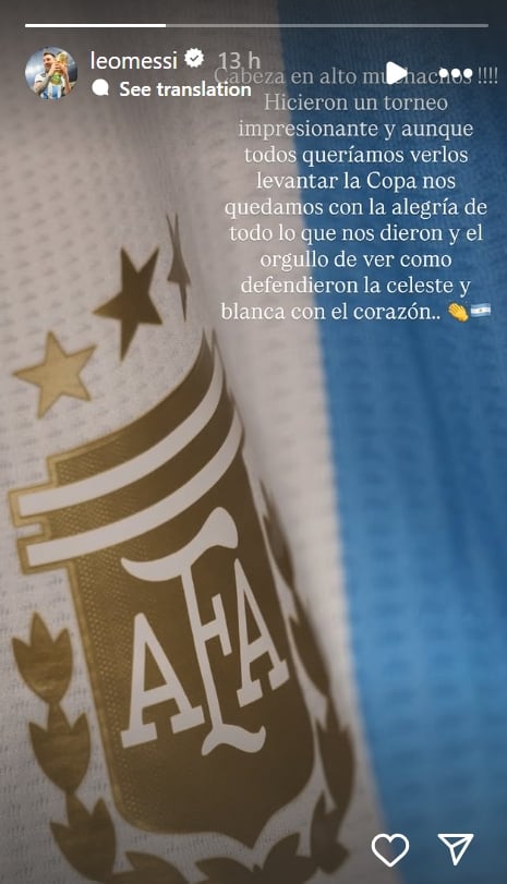 Picture Credit: Lionel Messi/ Instagram