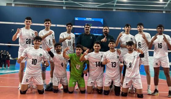 پاکستان کی ایشین یوتھ گیمز والی بال میں مسلسل دوسری کامیابی 