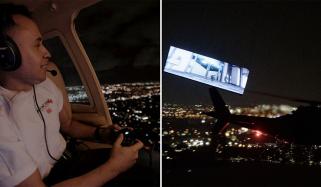 میامی کی فضا میں ویڈیو گیم کھیلنے کیلئے ہیلی کاپٹر کا استعمال 