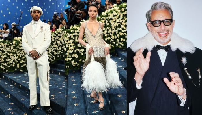 Lewis Hamilton, FKA Twigs and Jeff Goldblum at 2025 Met Gala