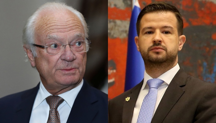 King Carl Gustaf welcomes Montenegros President for his 2-day Swedish trip