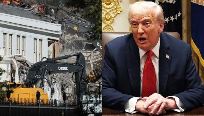Trump celebrates White House demolition for $250M ballroom despite criticism