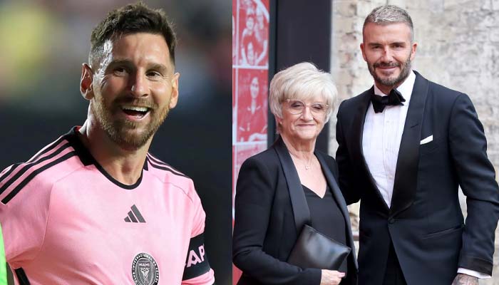 Lionel Messi magic wins over David Beckham’s mom in starstruck first meetup