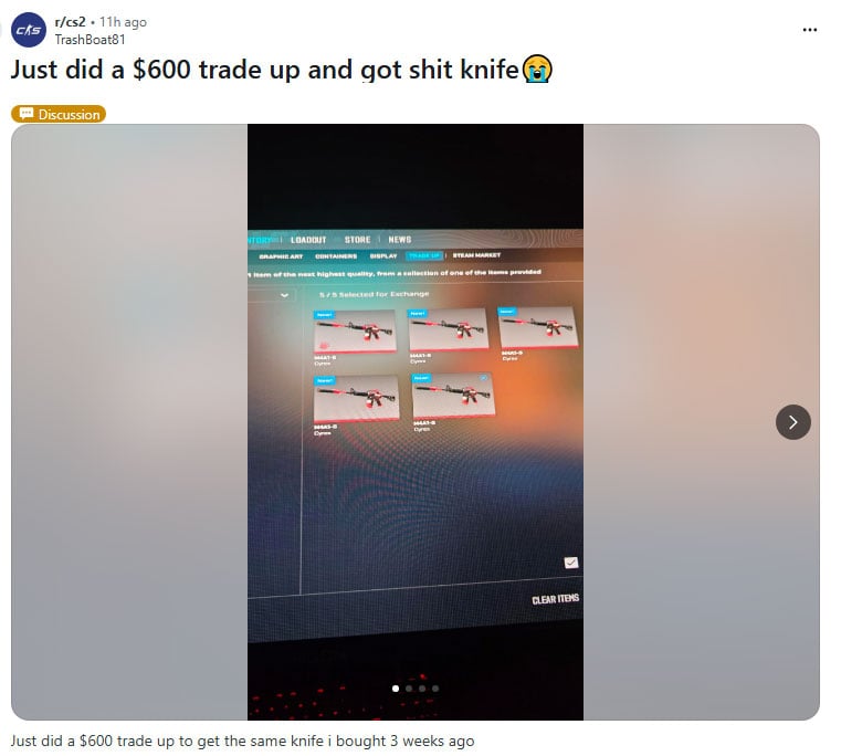 Counter-Strike 2 community panic after $1,000 skins crash in value