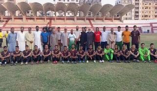 پاکستان کسٹمز نے فٹبال چیلنچ میج میں سندھ پولیس کو شکست دیدی