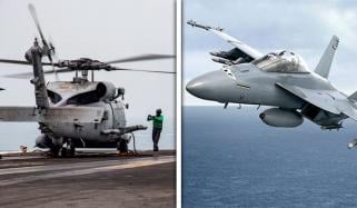 جنوبی بحیرہ چین میں 2 مختلف حادثات، امریکی بحریہ کاہیلی کاپٹر اور لڑاکا طیارہ تباہ