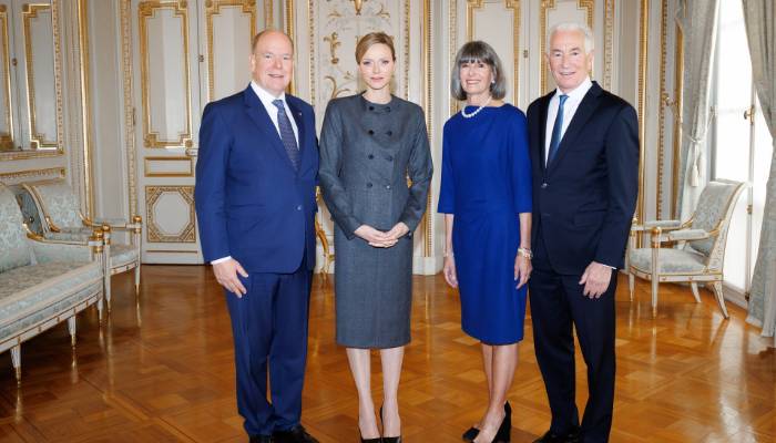 Prince Albert, Princess Charlène host special American Ambassador at Palace