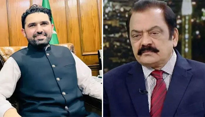 رانا ثناء اللّٰہ اور سہیل آفریدی—فائل فوٹوز