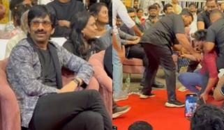 بھارتی اداکار روی تیجا کے گارڈز نے مداح کو گھسیٹ کر دور کردیا، سوشل میڈیا پر تنقید