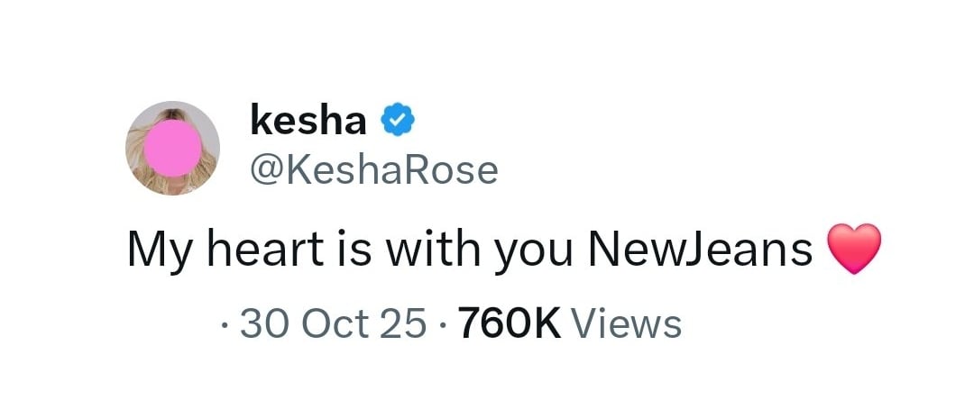 Kesha shows public support to NewJeans after courts decision