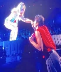 Corey Fogelmanis at Sabrina Carpenters show