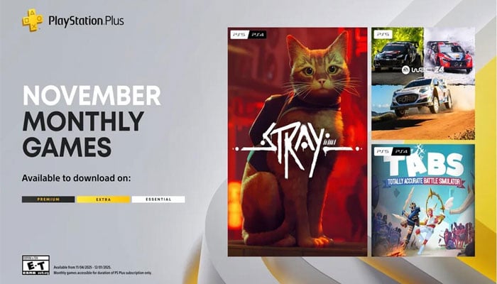 Sony announces PlayStation Plus monthly games for November 2025