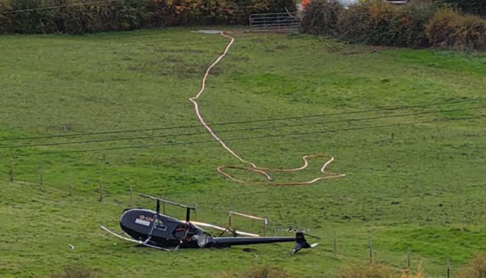 Doncaster helicopter crash kills 70-year-old man, injures three others
