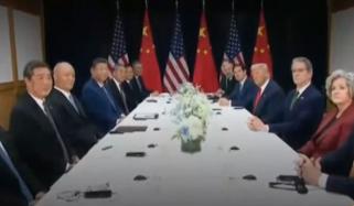 امریکی صدر ٹرمپ اور چینی صدر شی جن پنگ کے درمیان ملاقات