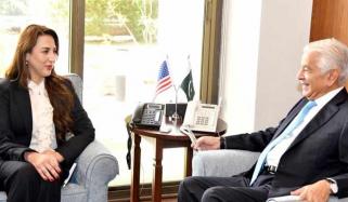 وزیرِ دفاع خواجہ آصف سے امریکی ناظم الامور کی ملاقات