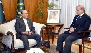 وزیرِ اعظم شہباز شریف اور صدر آصف زرداری کی ملاقات