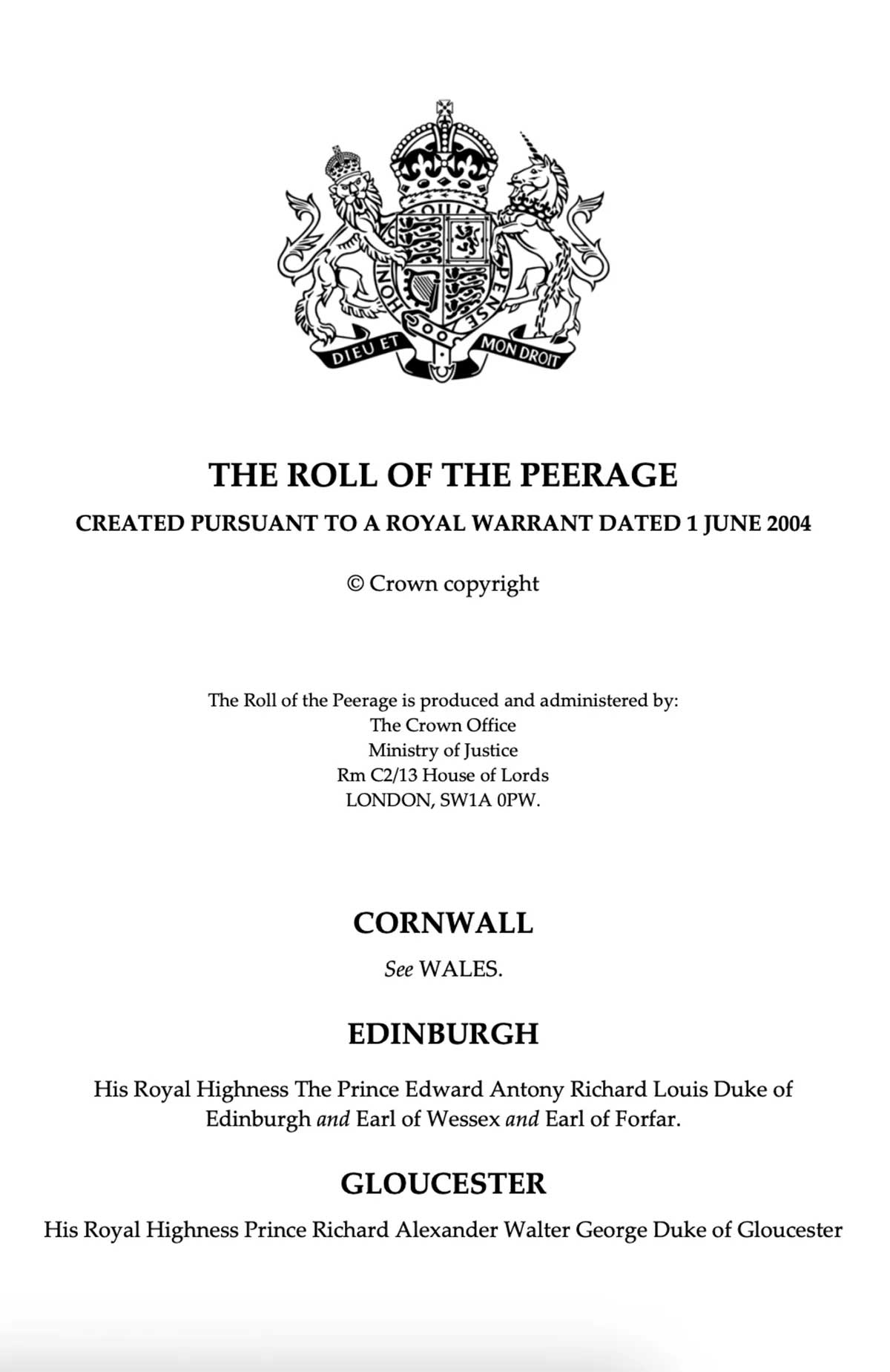 Andrew’s name removed from Royal Family Roll of Peerage in fresh blow