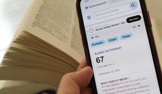 سال کے بہترین لفظ کا تاج ’67‘ سر سج گیا