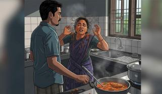 کالے جادو سے انکار پر شوہر نے کھولتا سالن بیوی کے چہرے پر انڈیل دیا