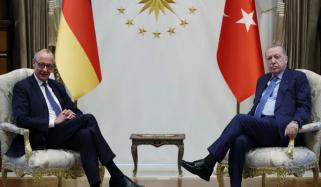 صدر طیب اردوان کی مشترکہ نیوز کانفرنس میں اسرائیل کی حمایت پر جرمن چانسلر پر سخت تنقید