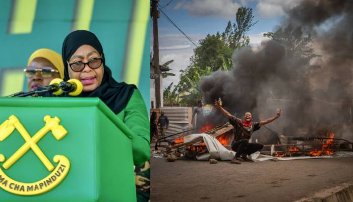 Tanzania elections turn violent as Samia Suluhu’s victory sparks outrage