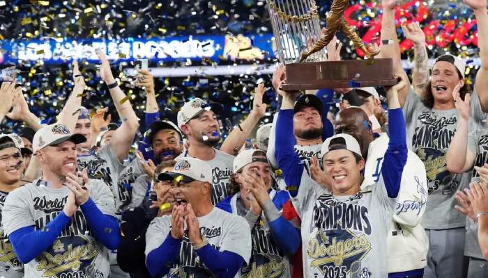Dodgers edge Blue Jays to claim back-to-back World Series titles, making MLB history