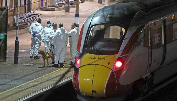 UK train stabbing: Two men arrested as police rule out terrorism